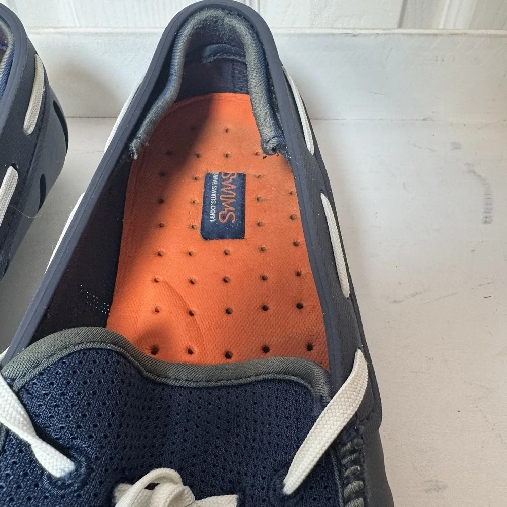 Swims Lace Loafer Boat Shoes Mesh Navy Men's US‎ 9 Lightweight Quick Drying